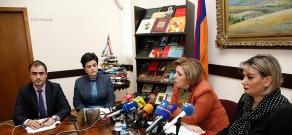 Итоговая пресс-конференция Министра культуры Армении Асмик Погосян