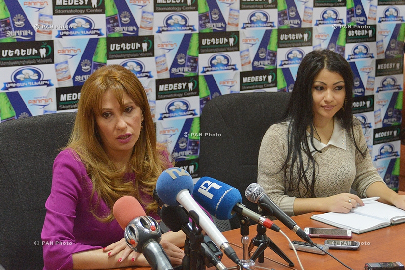 Press conference of Heritage party’s parliamentary group member Zaruhi Postanjyan