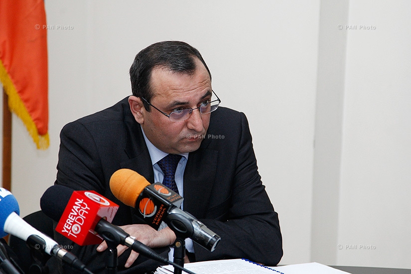  Press conference of ARFD supreme body members Armen Rustamyan, Aghvan Vardanyan and Artsvik Minasyan