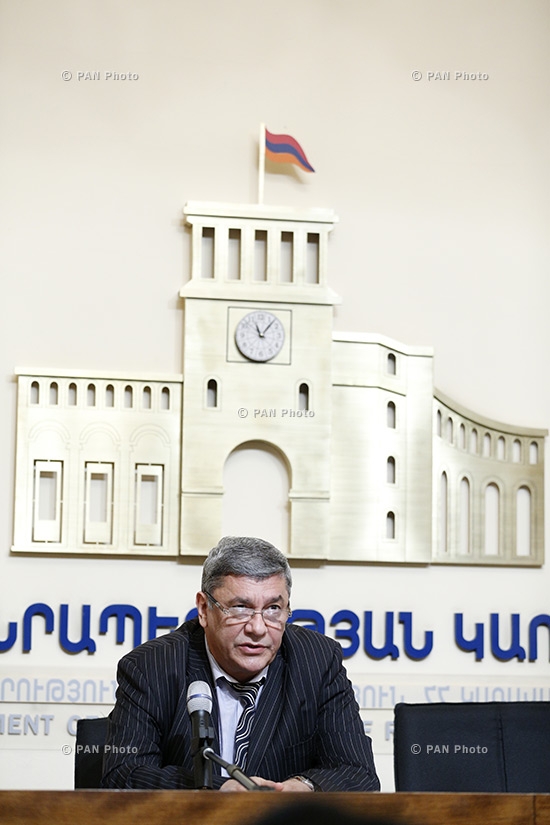 Press conference of Armenian Education Ministry’s State Committee of Science chair Samvel Harutyunyan