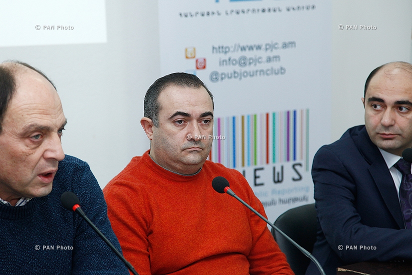 Пресс-конференция Аветика Ишханяна, Тевана Погосяна, Эдмона Марукяна и Артака Зейналян