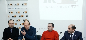 Пресс-конференция Аветика Ишханяна, Тевана Погосяна, Эдмона Марукяна и Артака Зейналян