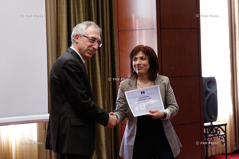  Awards ceremony of Best Practices Program of Council of Europe 2014