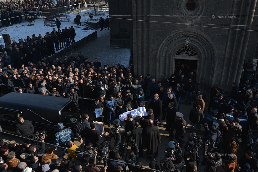 Funeral of six-month-old Seryozha Avetisyan in Gyumri