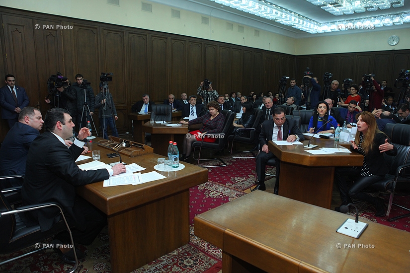 Парламентские слушания на тему «О правовых процессах в связи с трагическими событиями в Гюмри 12 января 2015 года»