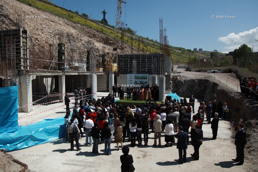 Ceremony of laying foundation of the new building of Matenadaran – Institute of Ancient Manuscripts after Mesrop Mashtots