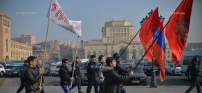 Марш протеста молодежно-студенческого союза СДПГ «Саркис Тхруни» 