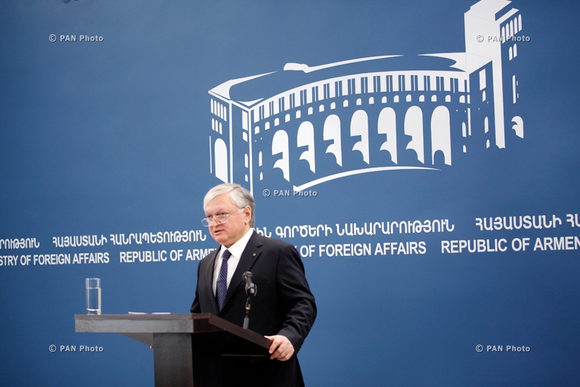 Пресс-конференция Министра иностранных дел Армении Эдварда Налбандяна