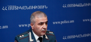Пресс-конференция первого заместителя начальника Полиции РА, генерал-майора Унана Погосяна