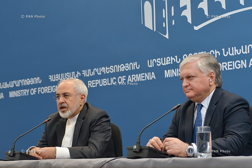 Joint press conference of Armenian Foreign Minister Edward Nalbandyan and Minister of Foreign Affairs of Iran Mohammad Javad Zarif