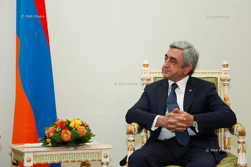 Президент Армении Серж Саркисян принял Министра иностранных дел Ирана Мохаммада Джавад Зарифа