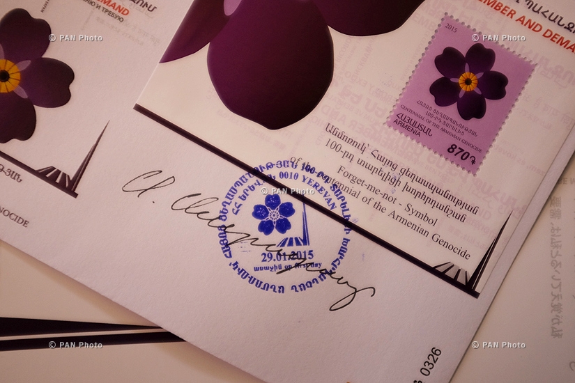 Stamp issued to commemorate Armenian Genocide centenary