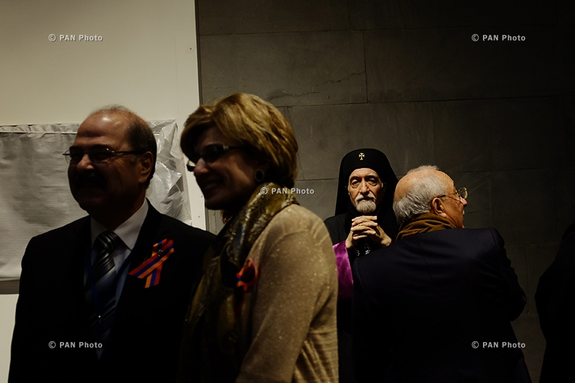 Члены государственной комиссии  по координации мероприятий, посвященных мероприятий, посвященных 100-летию Геноцида армян посетили Музей–институт геноцида