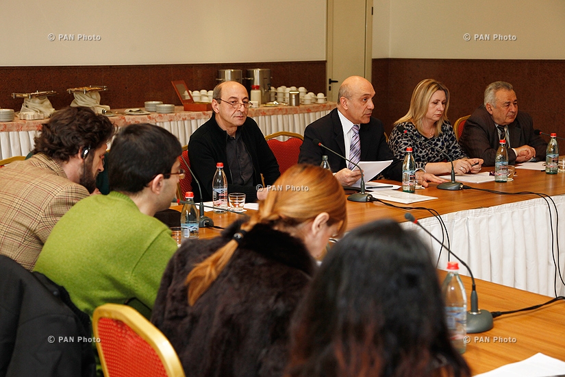 Presentation of the annual report on freedom of speech and the rights of journalists and media in Armenia in 2014 