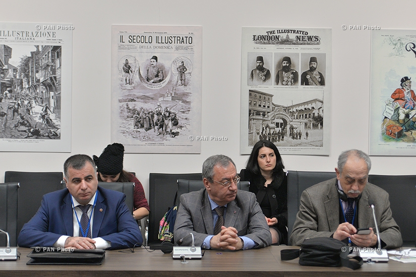 Presentation of ArmenianGenocide100.org website and press conference of Vigen Sargsyan and Hayk Demoyan