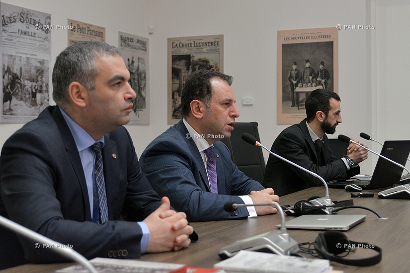Презентация веб-сайта ArmenianGenocide100.org и пресс-конференция Вигена Саркисяна и Айка Демояна