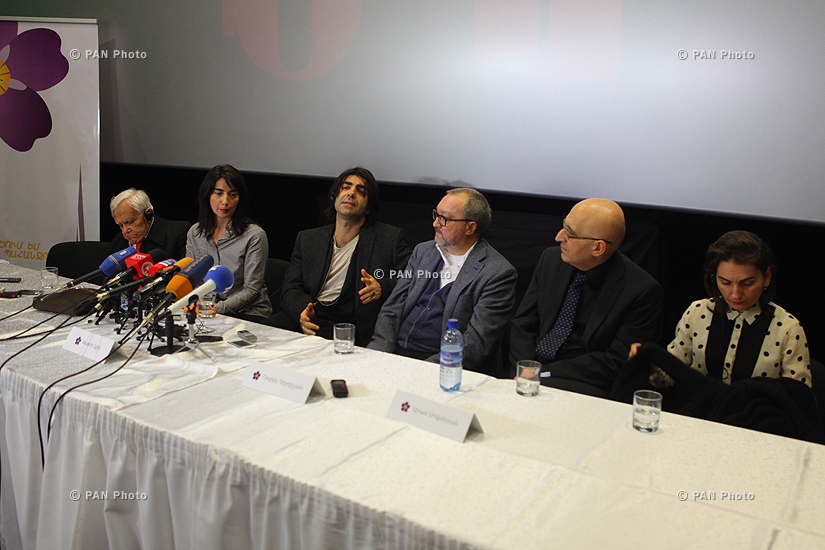 Пресс-конференция съемочной группы фильма «Шрам» -Фатиха Акина, Мардика Мартина, Рубена Дишдишяна и Арама Мовсесяна