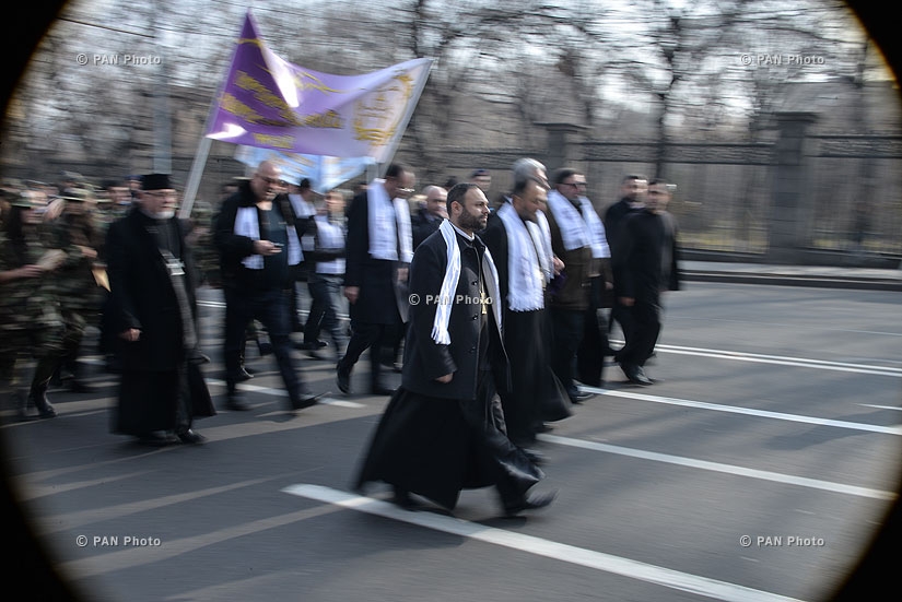 Religious procession dedicated to  St.Sargis holiday