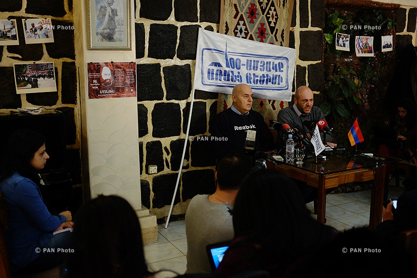 Press conference of Igor Muradyan, former member of Karabakh committee