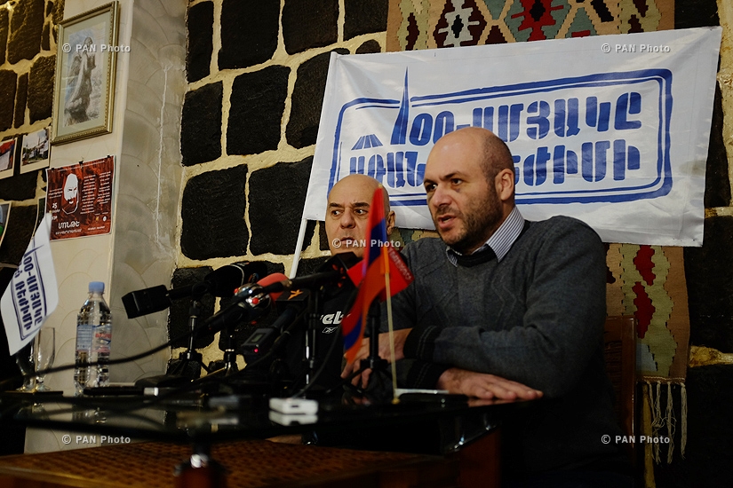 Press conference of Igor Muradyan, former member of Karabakh committee