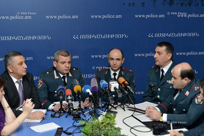 Press conference of Artak Harutyunyan,  Head of the RA Traffic Police, Major-General