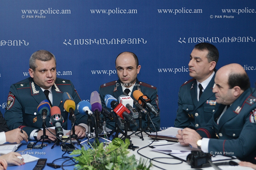 Ппресс-конференция начальника дорожной полиции Армении, генерал-майора полиции РА Артака Арутюняна