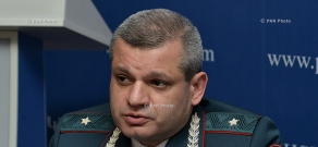 Ппресс-конференция начальника дорожной полиции Армении, генерал-майора полиции РА Артака Арутюняна