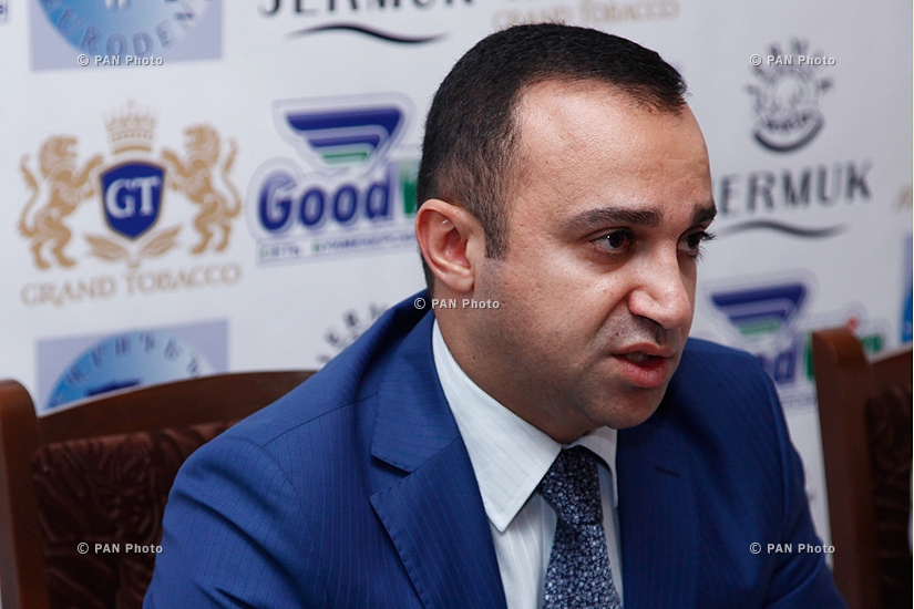Press conference of Artak Mangasaryan, head of the Employment Agency at the RA Ministry of Labor and Social Issues
