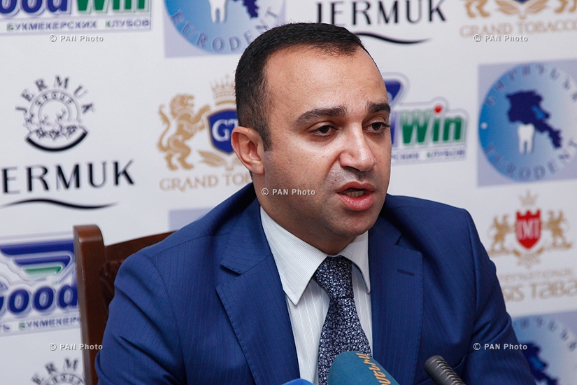 Press conference of Artak Mangasaryan, head of the Employment Agency at the RA Ministry of Labor and Social Issues