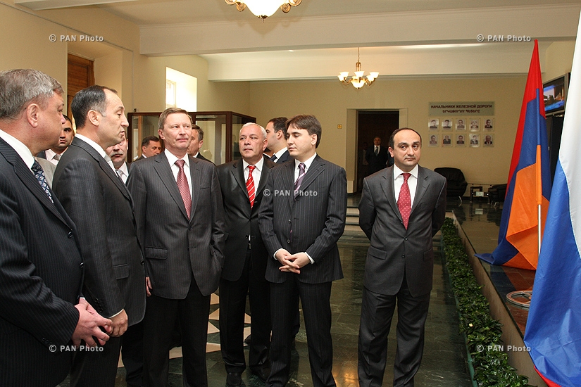Вице-премьер РФ Сергей Иванов посетил ЗАО « Южно-кавказская железная дорога»
