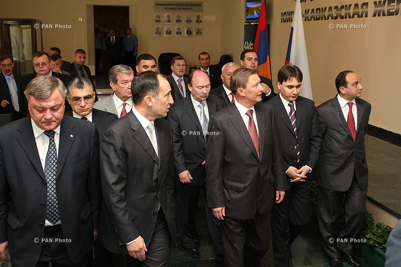 RF vice prime minister Sergey Ivanov visits South Caucasus Railways company