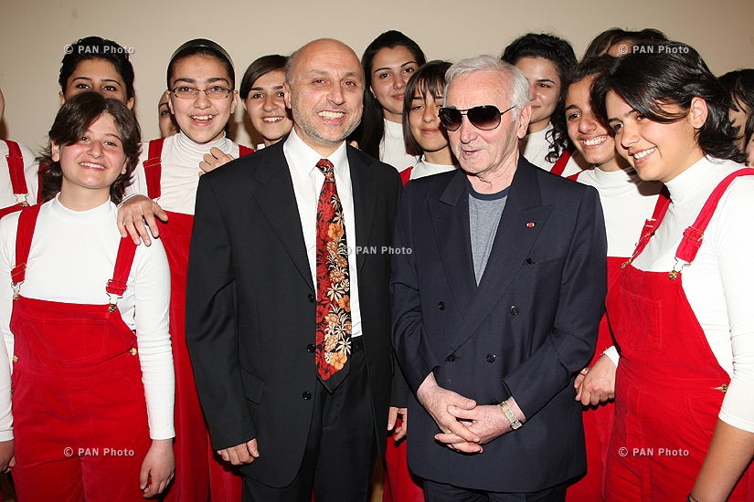 Charles Aznavour was awarded with 