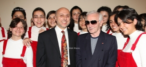 Charles Aznavour was awarded with 