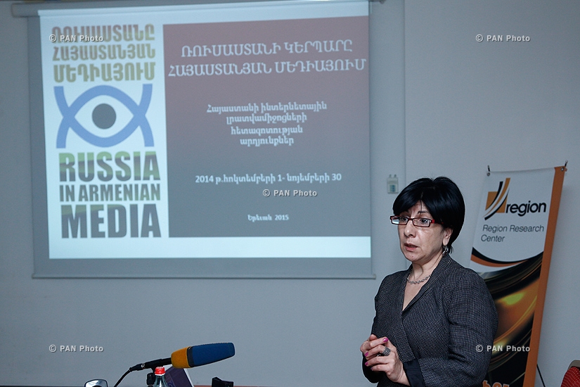 Presentation of research results Russia in Armenian Media