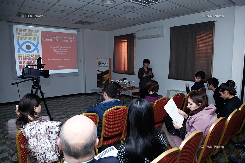 Presentation of research results Russia in Armenian Media