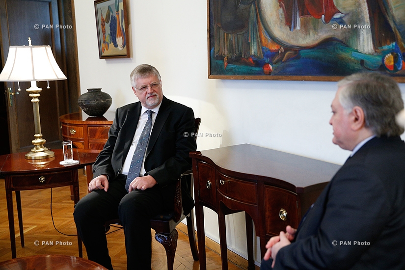 Armenian Foreign Minister Edward Nalbandyan receives Herbert Salber, EU Special Representative for South Caucasus and the crisis in Georgia