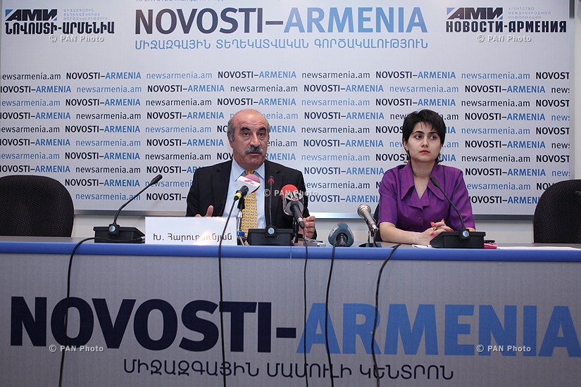 Press conference of Khosrov Harutyunyan