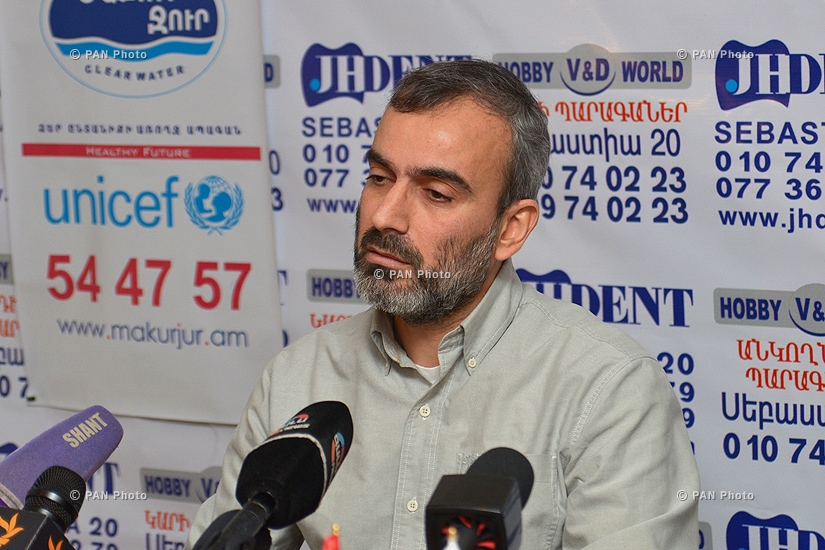 Press conference of Jirayr Sefilian