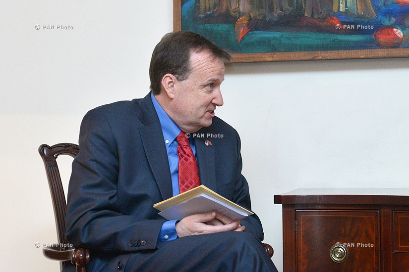 RA Foreign Minister Edward Nalbandyan receives newly appointed US Ambassador to Armenia Richard Mills