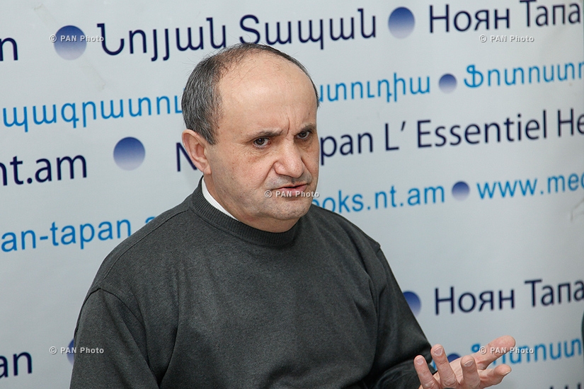 Press conference of Karabakh committee member Ashot Manucharyan