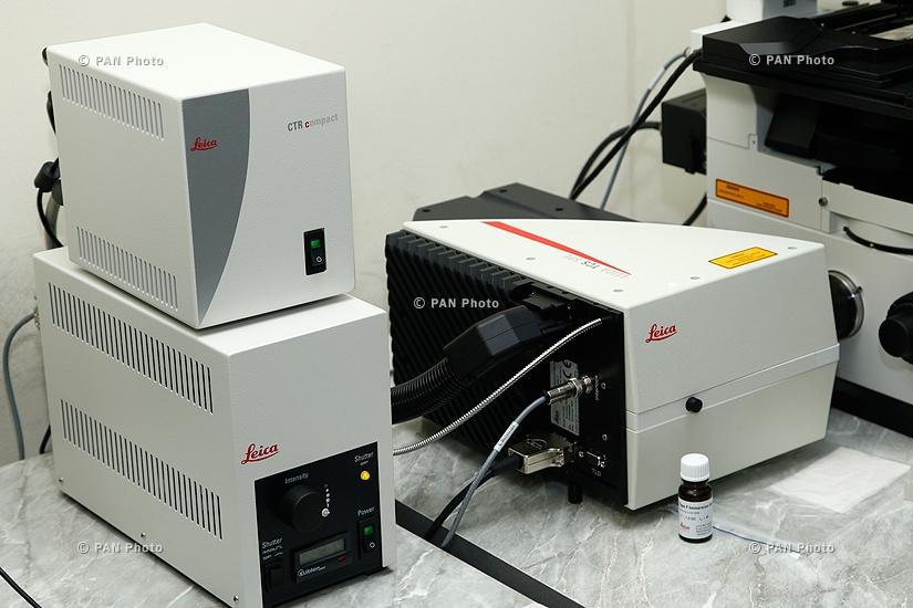 Երեքգծային լազերային սկանավորող կոնֆոկալ մանրադիտման լաբորատորիայի բացումը ԳԱԱ Օրբելու անվան ֆիզիոլոգիայի ինստիտուտում