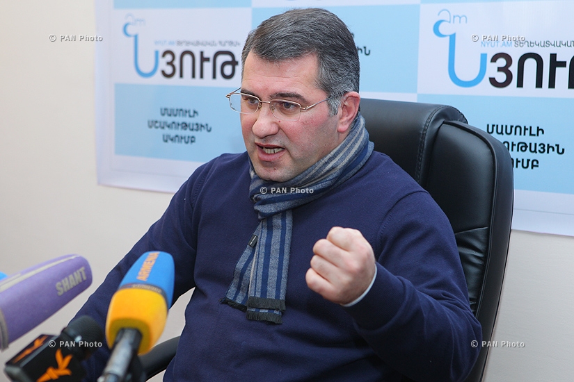 Press conference of Heritage Party vice-president Armen Martirosyan
