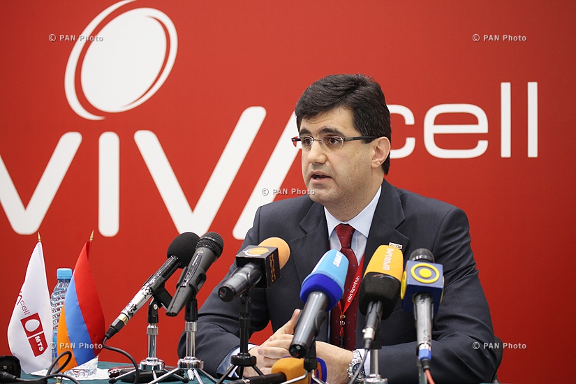 Press conference of VivaCell-MTS CEO Ralph Yirikyan