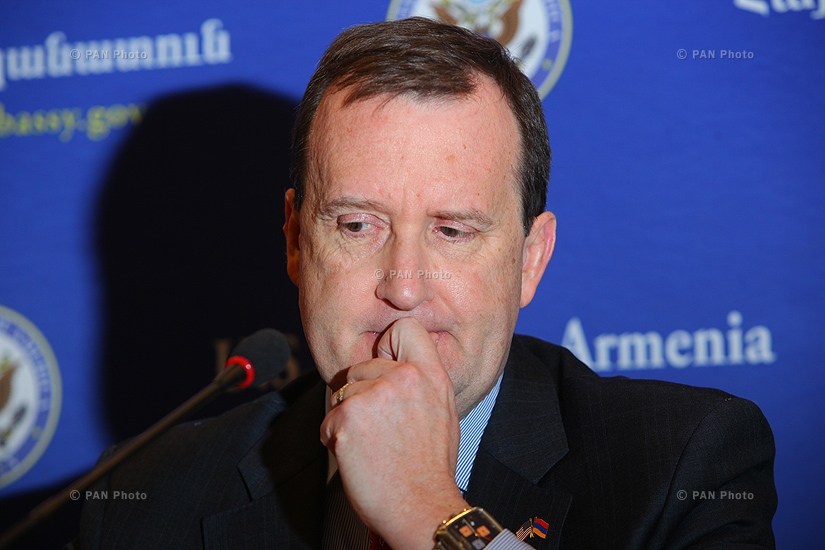 Press conference of newly appointed US Ambassador to Armenia Richard Mills