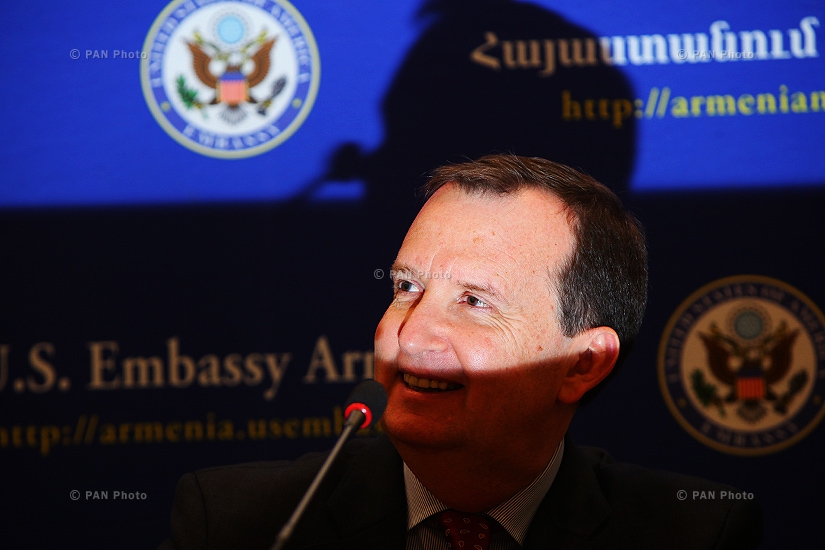 Press conference of newly appointed US Ambassador to Armenia Richard Mills
