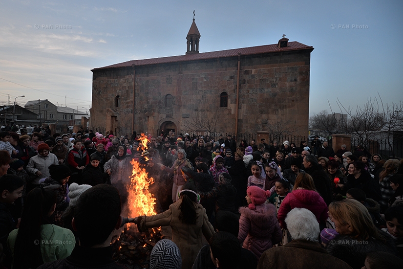 Tiarn’ndaraj (Trndez) celebrations in St. Zoravor Church