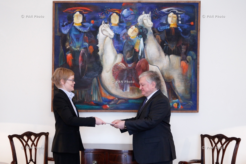 RA Foreign Minister Edward Nalbandyan receives newly appointed ambassador of Sweden to Armenia Martina Quick
