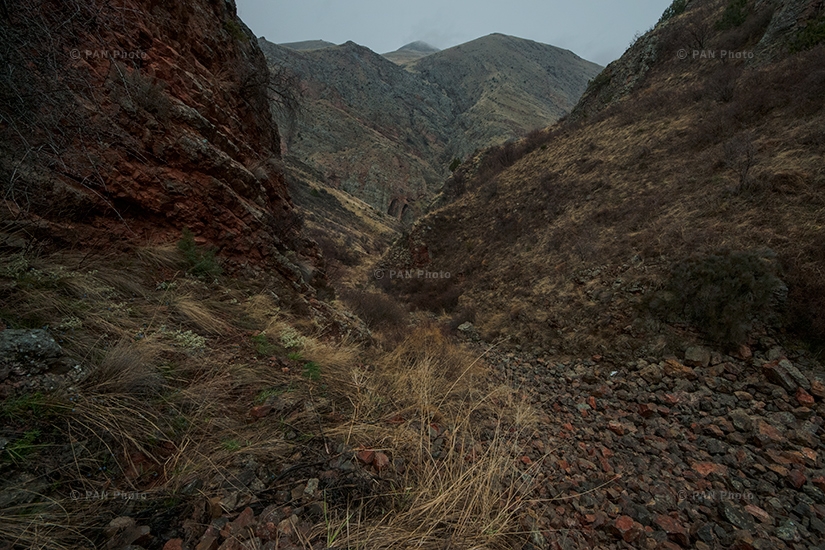 Armenian landscapes: Gnishik gorge (Noravank Gorge), Vayots Dzor Province