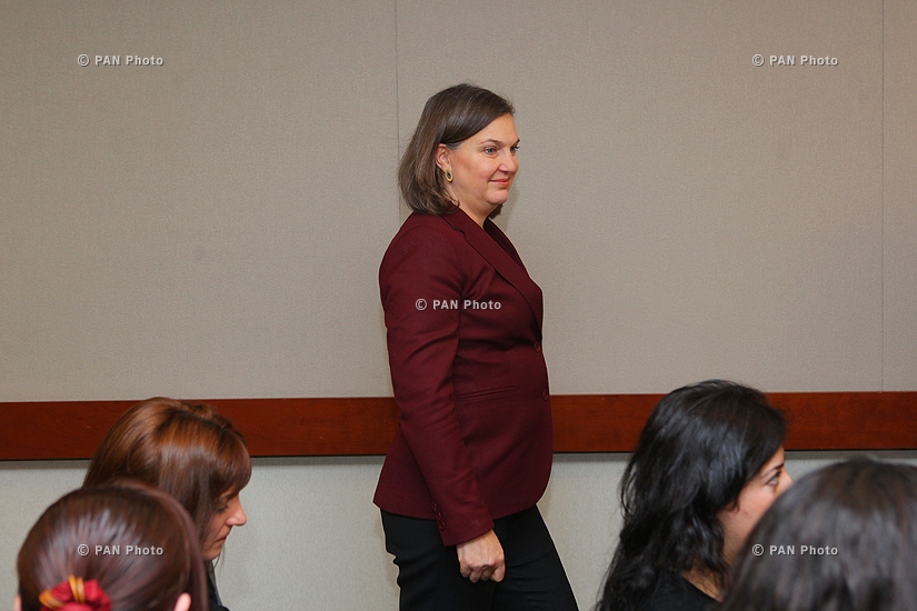 Press conference of U.S. Assistant Secretary for European and Eurasian Affairs Victoria Nuland