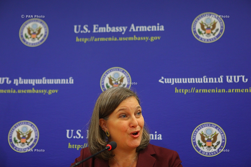 Press conference of U.S. Assistant Secretary for European and Eurasian Affairs Victoria Nuland
